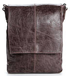 Сумка SHVIGEL 00796 шкіряна Коричнева, фото 2