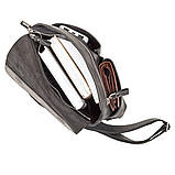 Сумка SHVIGEL 11078 з вінтажній шкіри Чорна, фото 4