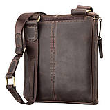 Сумка чоловіча SHVIGEL 11103 шкіряна Коричнева, фото 2