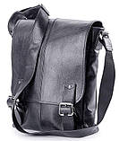 Сумка SHVIGEL 00919 з натуральної шкіри Чорна, фото 3