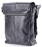 Сумка SHVIGEL 00919 з натуральної шкіри Чорна, фото 4