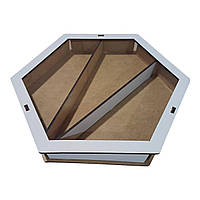 Коробки з дерева фанери для солодощів, сухофруктів круглі