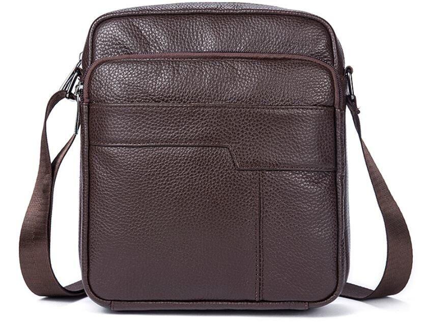 Сумка чоловіча Vintage 14744 Коричнева, фото 1