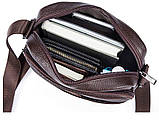Сумка чоловіча Vintage 14744 Коричнева, фото 5