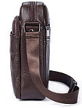 Сумка чоловіча Vintage 14744 Коричнева, фото 7