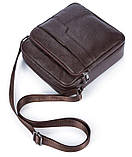 Сумка чоловіча Vintage 14744 Коричнева, фото 8