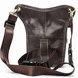 Сумка на пояс Vintage 14939 Коричнева, фото 2