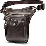 Сумка на пояс Vintage 14939 Коричнева, фото 3