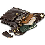 Сумка на пояс Vintage 14939 Коричнева, фото 6