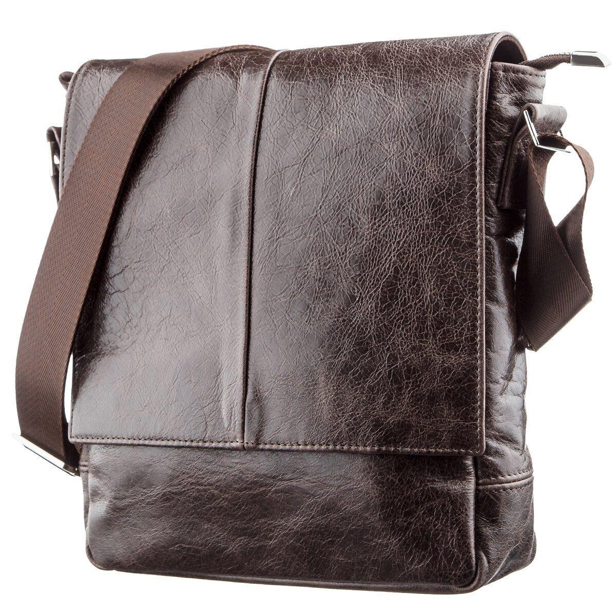 Мессенджер SHVIGEL 00795 Коричневий, фото 1