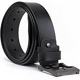 Чоловічий ремінь classic Vintage 20223 Чорний, фото 3