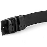 Ремінь чоловічий з автоматичною пряжкою мозаїка Vintage 20299 Чорний, фото 2
