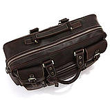 Сумка чоловіча Vintage 14052 Коричнева, фото 5