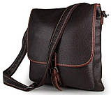 Сумка чоловіча Vintage 14257 Чорна, фото 2