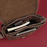 Сумка SHVIGEL 00890 з вінтажній шкіри Коричнева, фото 6