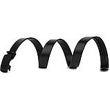 Ремінь чоловічий з пряжкою невеликий ромб Vintage 20285 Чорний, фото 2