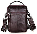 Сумка чоловіча Vintage 14435 Коричнева, фото 8