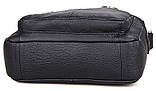 Сумка чоловіча Vintage 14436 через плече Чорна, фото 6
