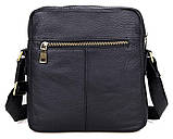 Сумка чоловіча Vintage 14436 через плече Чорна, фото 7