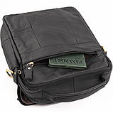 Сумка чоловіча флотар Vintage 14763 Чорна, фото 4