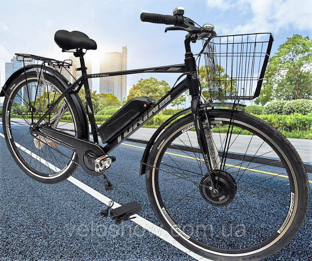 Електровелосипед 28 Torino 500W, 48V10AH, 18A мотор MXUS міський чоловічий дорожній унісекс Titan