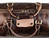 Сумка дорожня Vintage 14254 на колесах Коричнева, фото 9