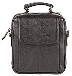 Сумка SHVIGEL 00875 з високоякісної шкіри Чорна, фото 2