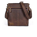 Сумка чоловіча Vintage 14675 Коричнева, фото 2