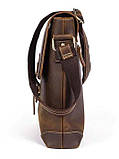 Сумка чоловіча Vintage 14675 Коричнева, фото 3
