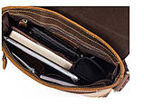 Сумка чоловіча Vintage 14675 Коричнева, фото 8