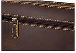 Сумка чоловіча Vintage 14675 Коричнева, фото 10