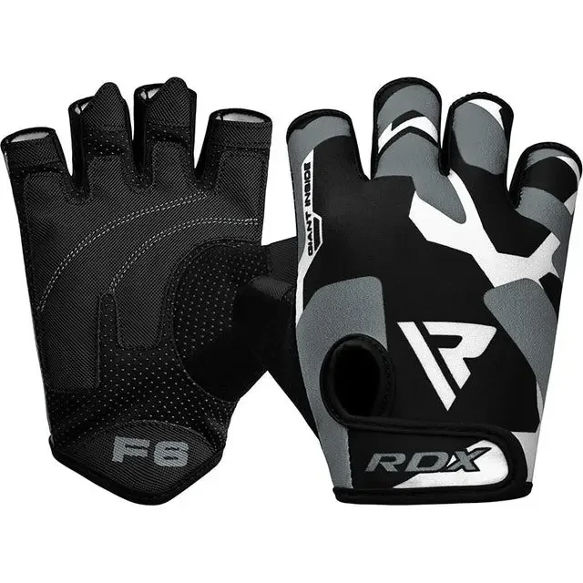 Рукавички для фітнесу RDX F6 Sumblimation Grey M 18-20 см