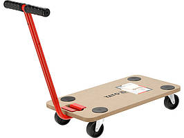 Візок Платформенний на 4 колеса з Ручкою на 200 кг YATO (YT-37422)