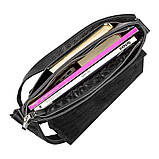 Сумка SHVIGEL 11131 шкіряна Чорна, фото 6