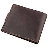Солідне чоловіче портмоне вінтажну в комбінації двох кольорів GRANDE PELLE 11230 Коричнева, фото 2