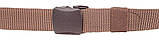 Тканинний чоловічий ремінь Vintage 20229 Коричневий, фото 2