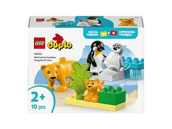Конструктор Сімейства диких тварин: Пінгвіни та Леви 10 деталей 10442 G-Rich