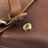 Шкіряна чоловіча сумка Vintage 20206 Коричнева, фото 9