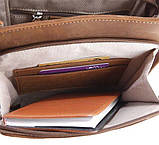 Сумка чоловіча Vintage 14159 з вінтажній шкіри Коричнева, фото 7