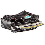 Чоловічий шкіряний великий портфель для ноутбука SHVIGEL 19118 Чорний, фото 3
