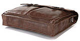 Портфель Vintage 14208 Коричневий, фото 6