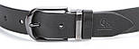 Ремінь чоловічий GRANDE PELLE 00870 шкіряний Чорний, фото 2