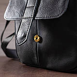 Сумка чоловіча флотар Vintage 14721 Чорна, фото 8