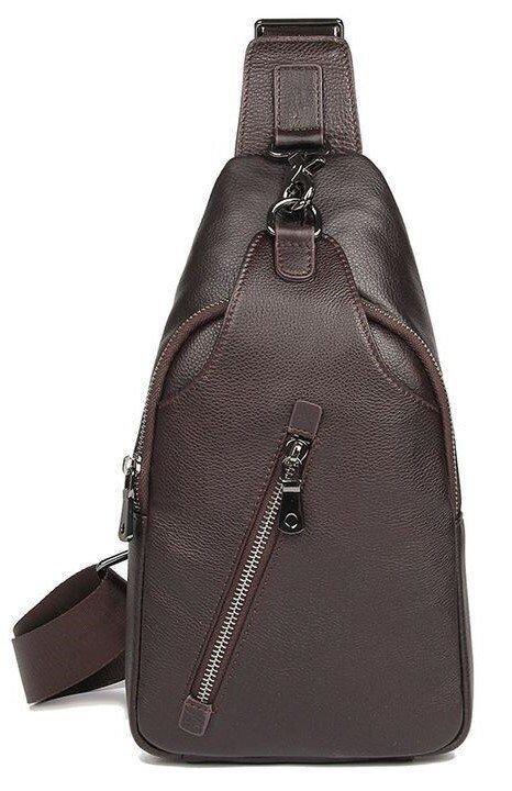 Сумка чоловіча через плече Vintage 14952 Коричнева, фото 1
