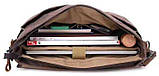 Сумка-портфель на плече Vintage 20116 Коричнева, фото 5