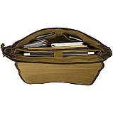 Сумка-портфель на плече Vintage 20116 Коричнева, фото 7