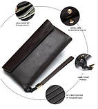 Клатч унісекс Vintage 14903 Коричневий, фото 6