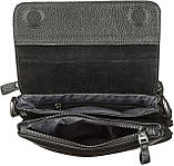 Чоловіча сумка SHVIGEL 11038 шкіряна, Чорна, фото 3