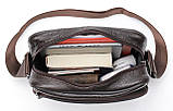 Мессенджер чоловічий шкіряний 20346 Vintage Коричневий, фото 5