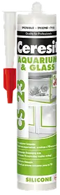 Герметик для скла та акваріумів Ceresit Glas CS23 прозорий 280мл